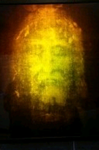 Hologram of shroud's face